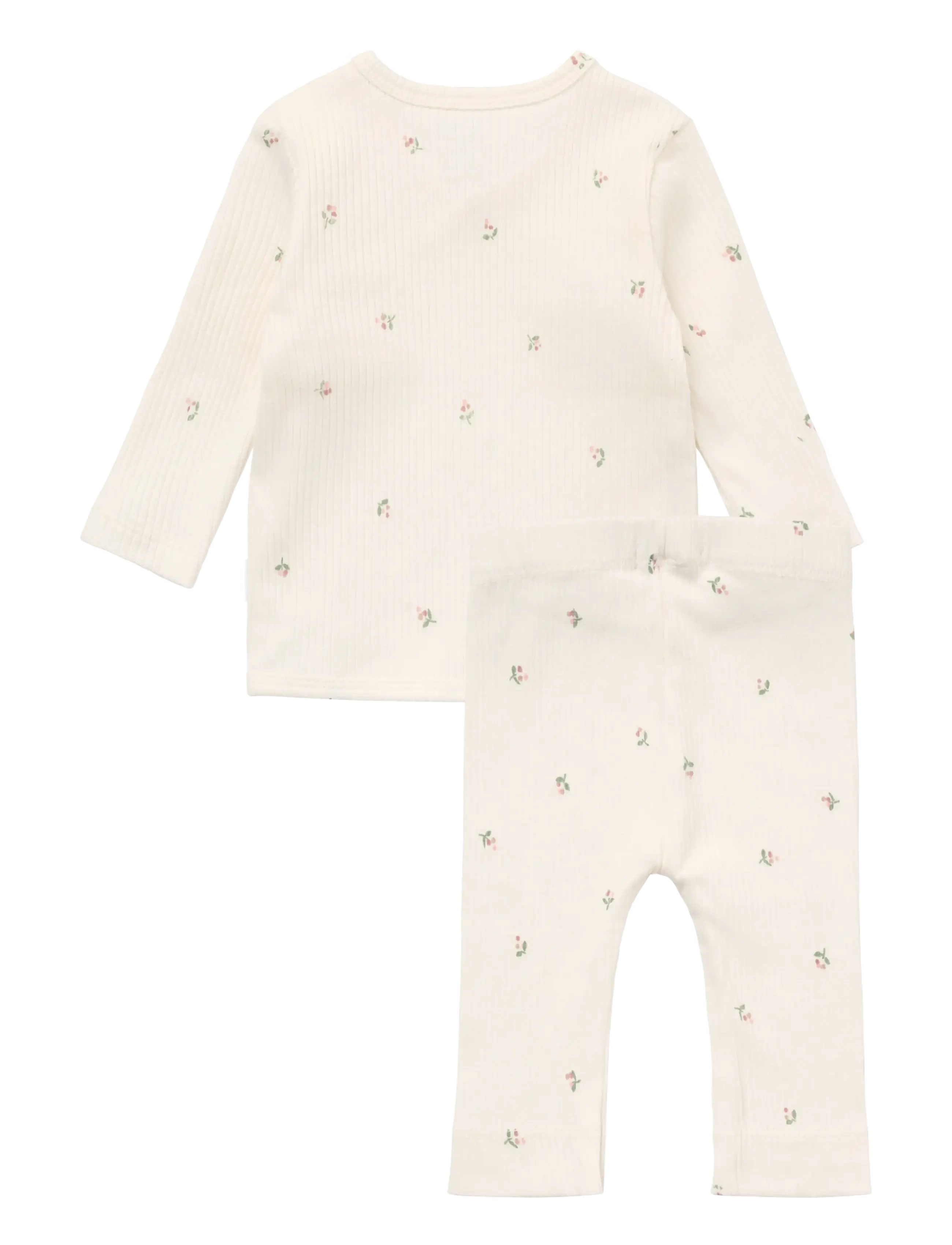 Noppies - Set Top LS Legging AOP - sets with long-sleeved t-shirt - egret - 1