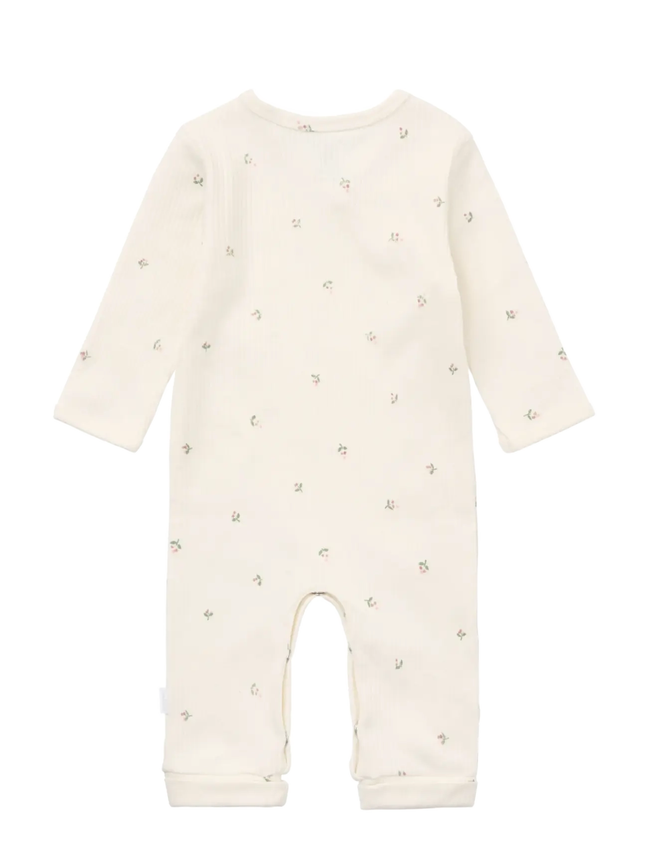 Noppies - Playsuit LS AOP - langærmede heldragter - egret - 1