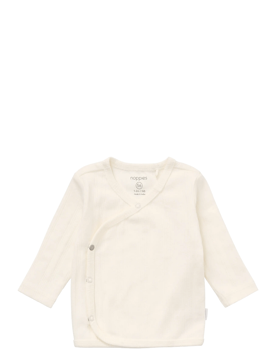 Noppies - Top LS - langärmlige hemden - egret - 0