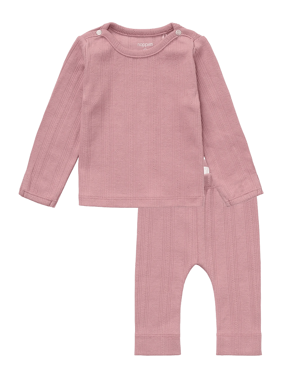 Noppies - Set Top LS Legging - sets mit langärmeligem t-shirt - deauville mauve - 0