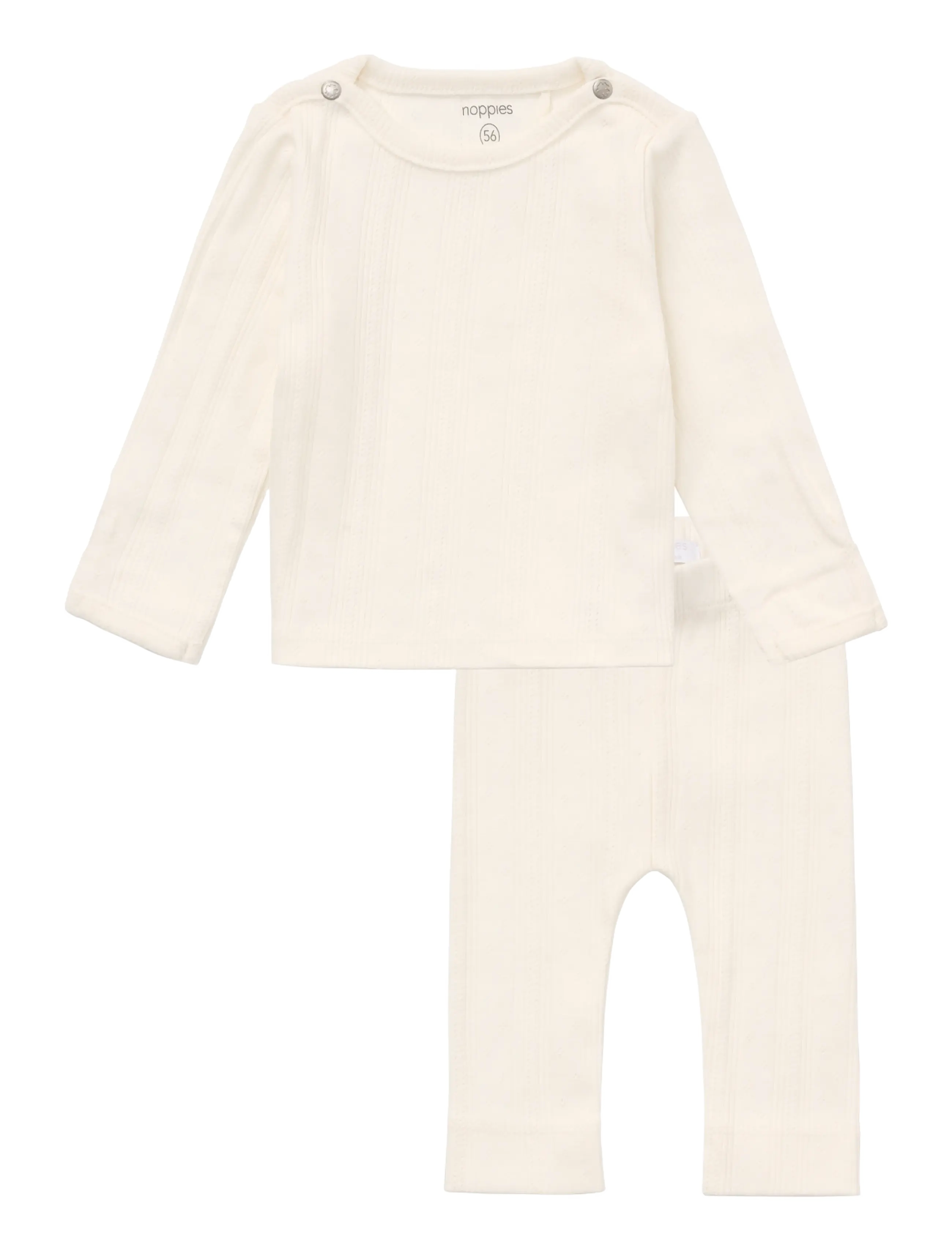 Noppies Set Top LS Legging - Nach Größe einkaufen - EGRET / cream