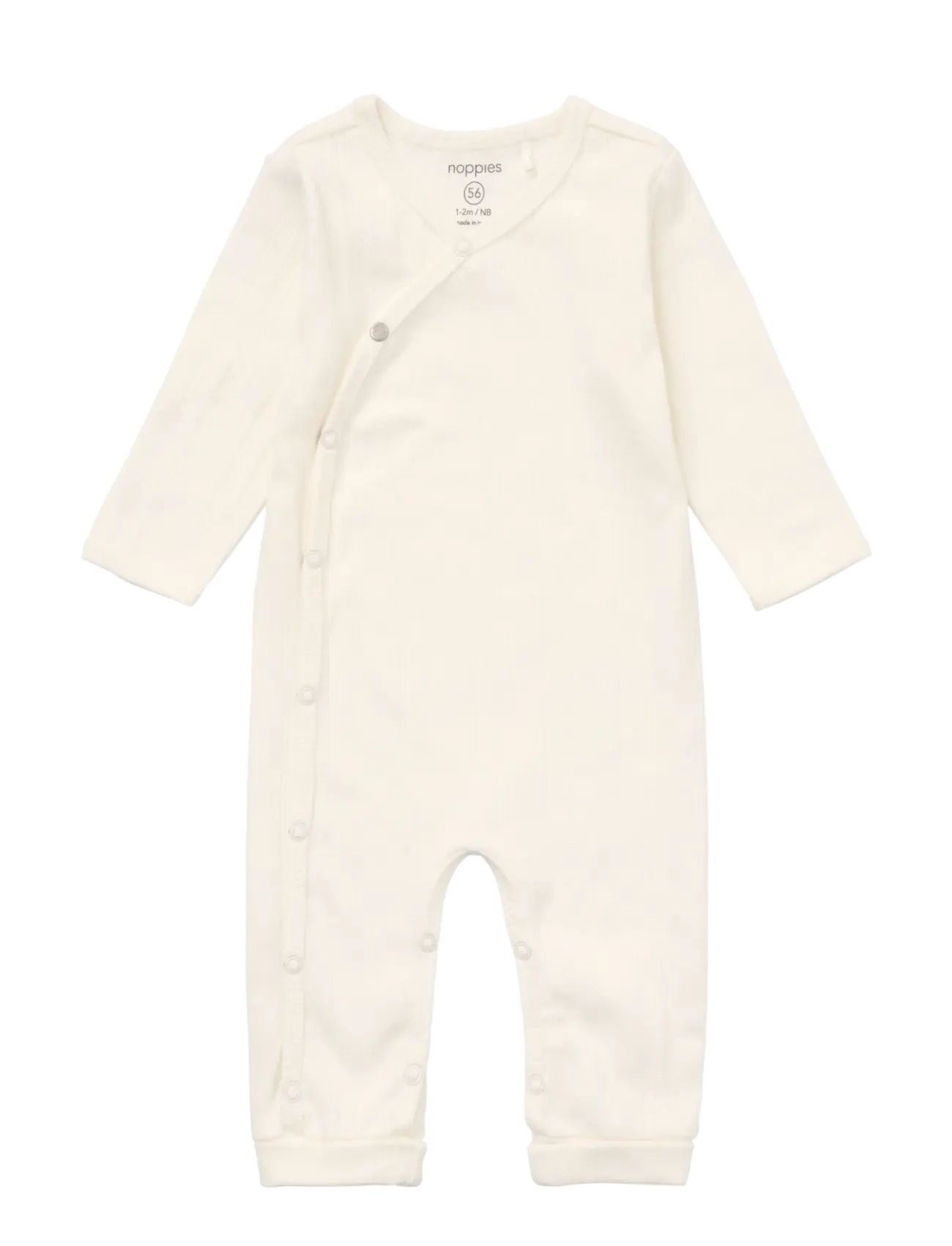 Noppies Playsuit LS - Riided - EGRET / cream