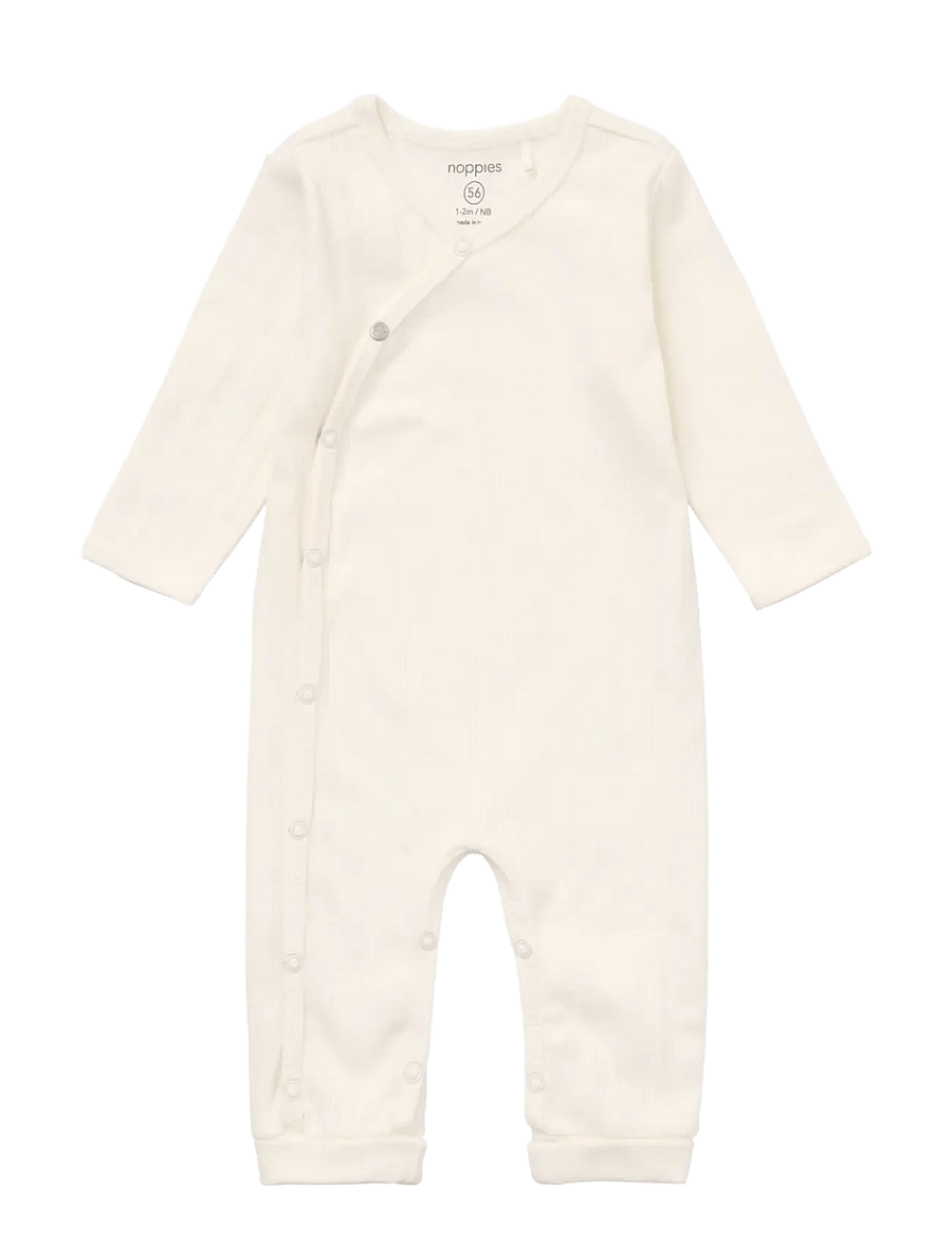 Noppies - Playsuit LS - osta vanuse järgi - egret - 0