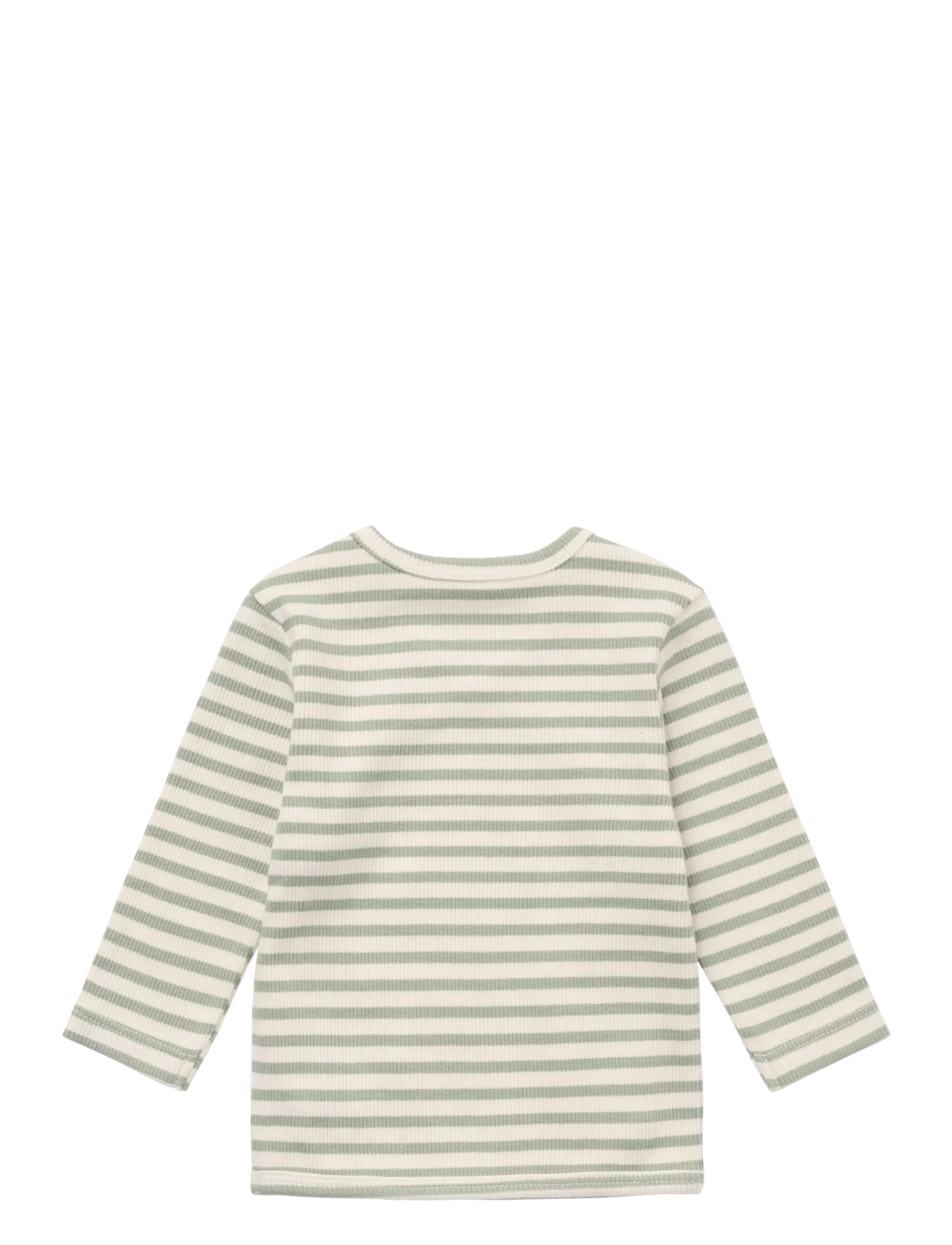 Noppies - Top LS stripe - langärmlige hemden - iceberg green - 1