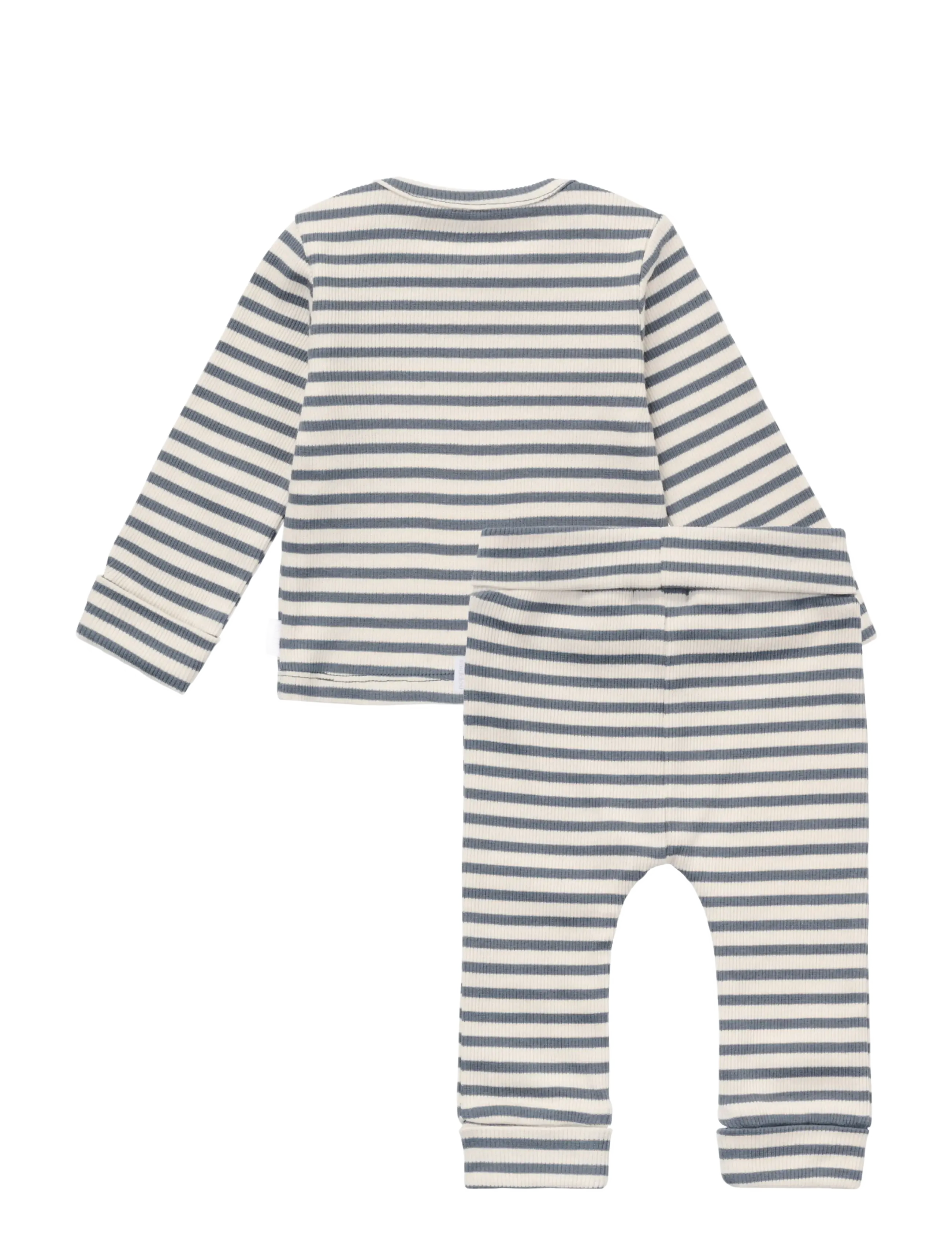 Noppies - Set Top LS Pants Stripe - sets with long-sleeved t-shirt - stormy weather - 1