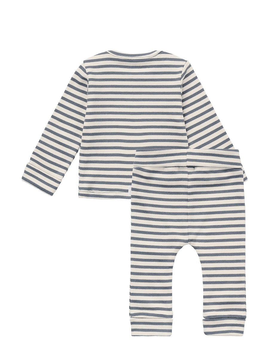 Noppies - Set Top LS Pants Stripe - sets mit langärmeligem t-shirt - stormy weather - 1