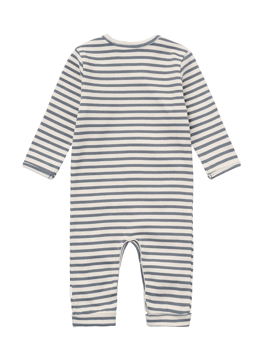Noppies - Playsuit LS stripe - buksedragter - stormy weather - 1