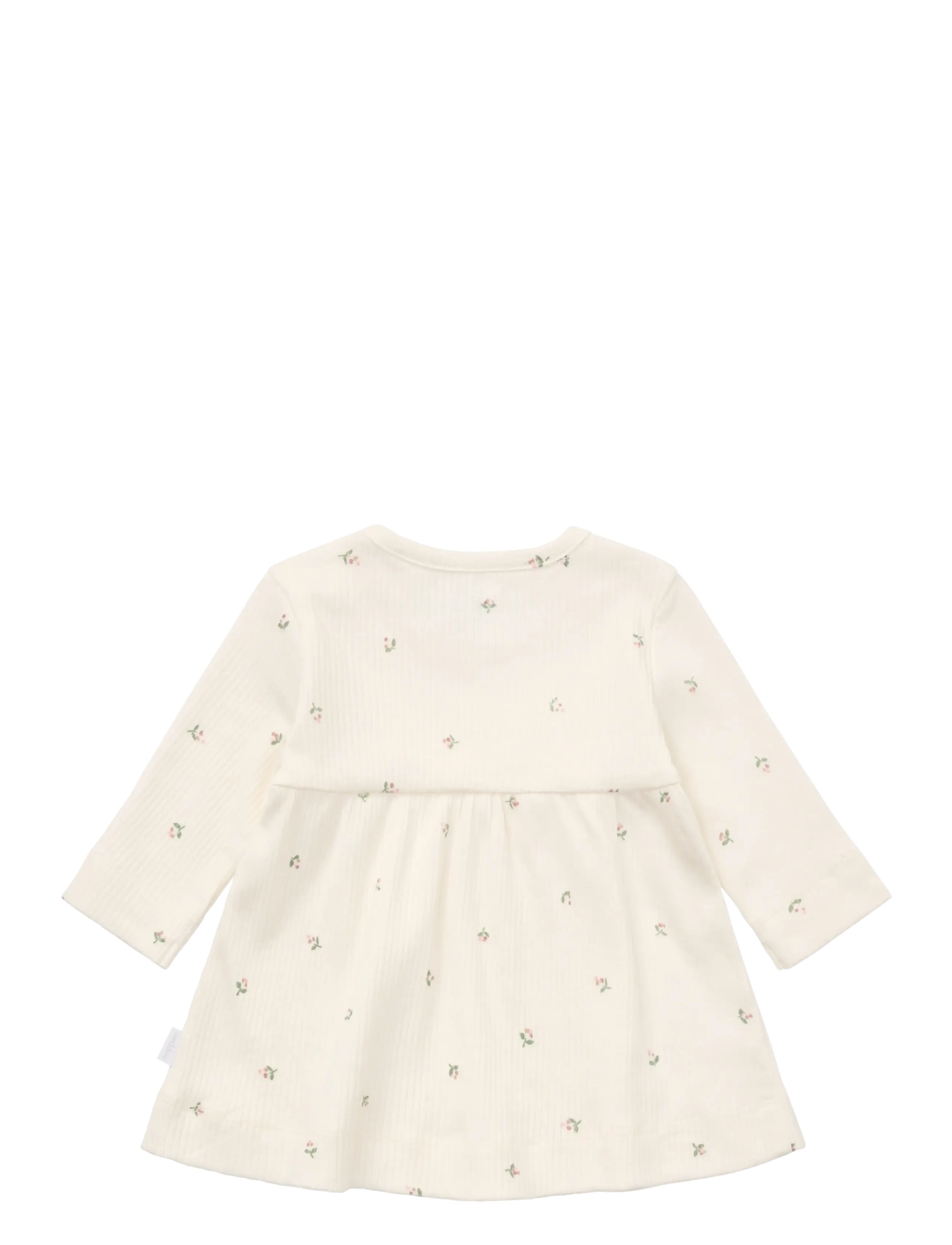 Noppies - Dress LS AOP - langärmelige babykleider - egret - 1
