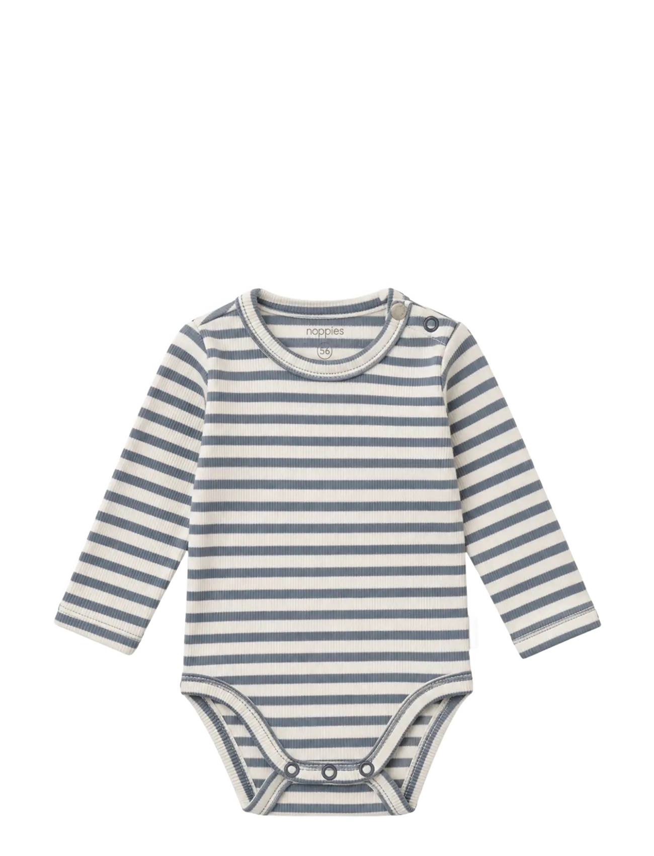 Noppies Romper LS - Långärmade bodies - STORMY WEATHER / grey
