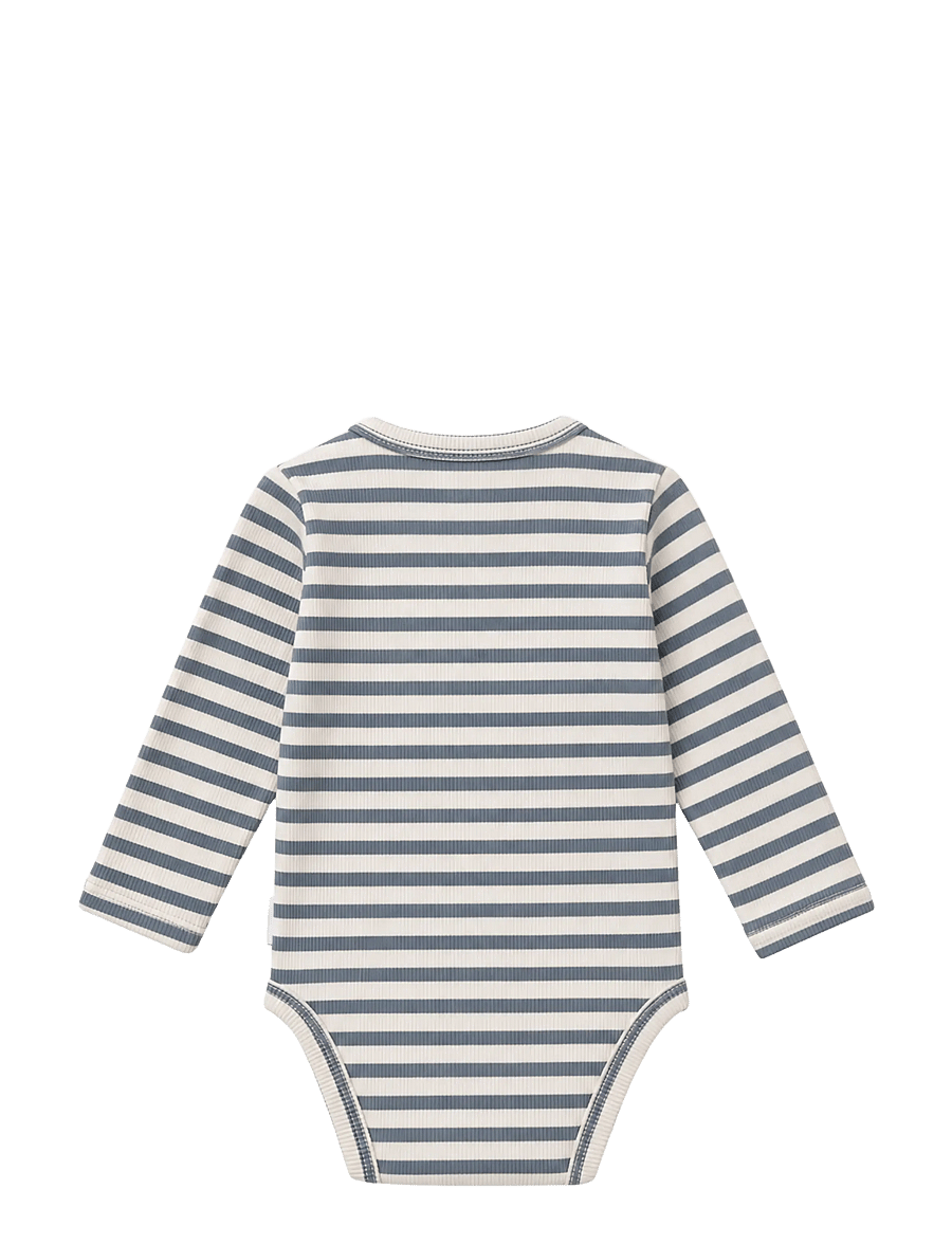 Noppies - Romper LS - långärmade bodies - stormy weather - 1