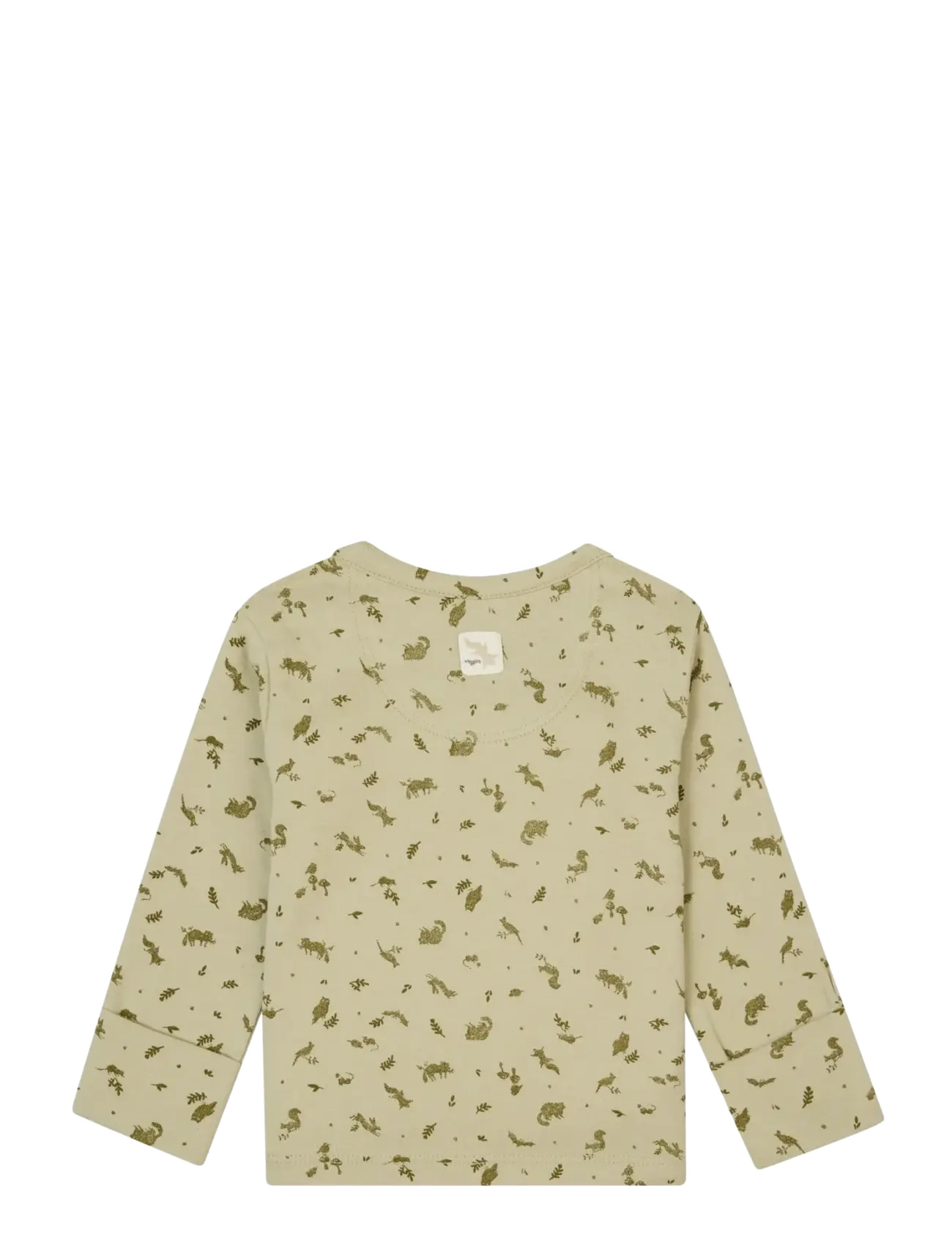 Noppies - Tee Guia allover print LS - n202 moss gray - 1