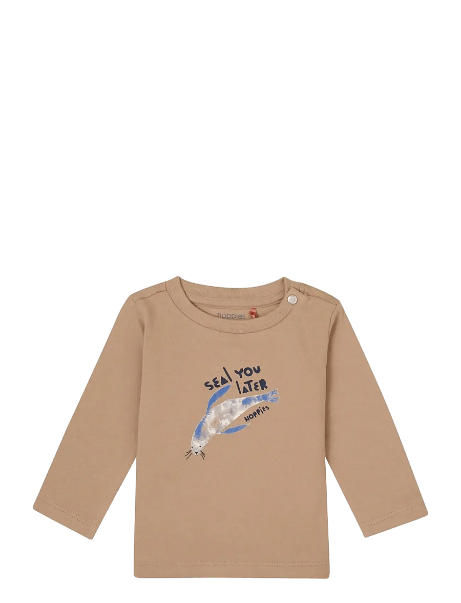 Noppies - Tee Grinestar LS - n194 natural - 0