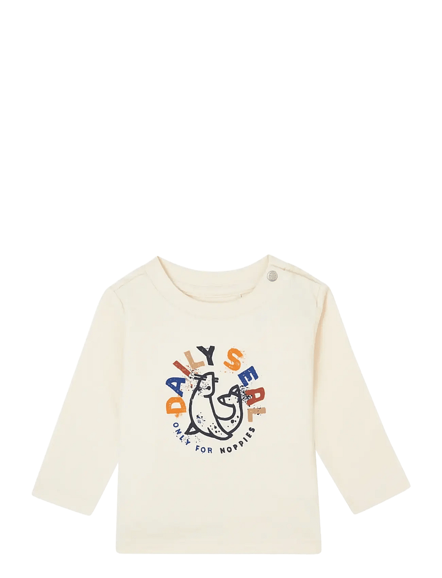 Noppies - Tee Grinestar LS - p959 buttercream - 0