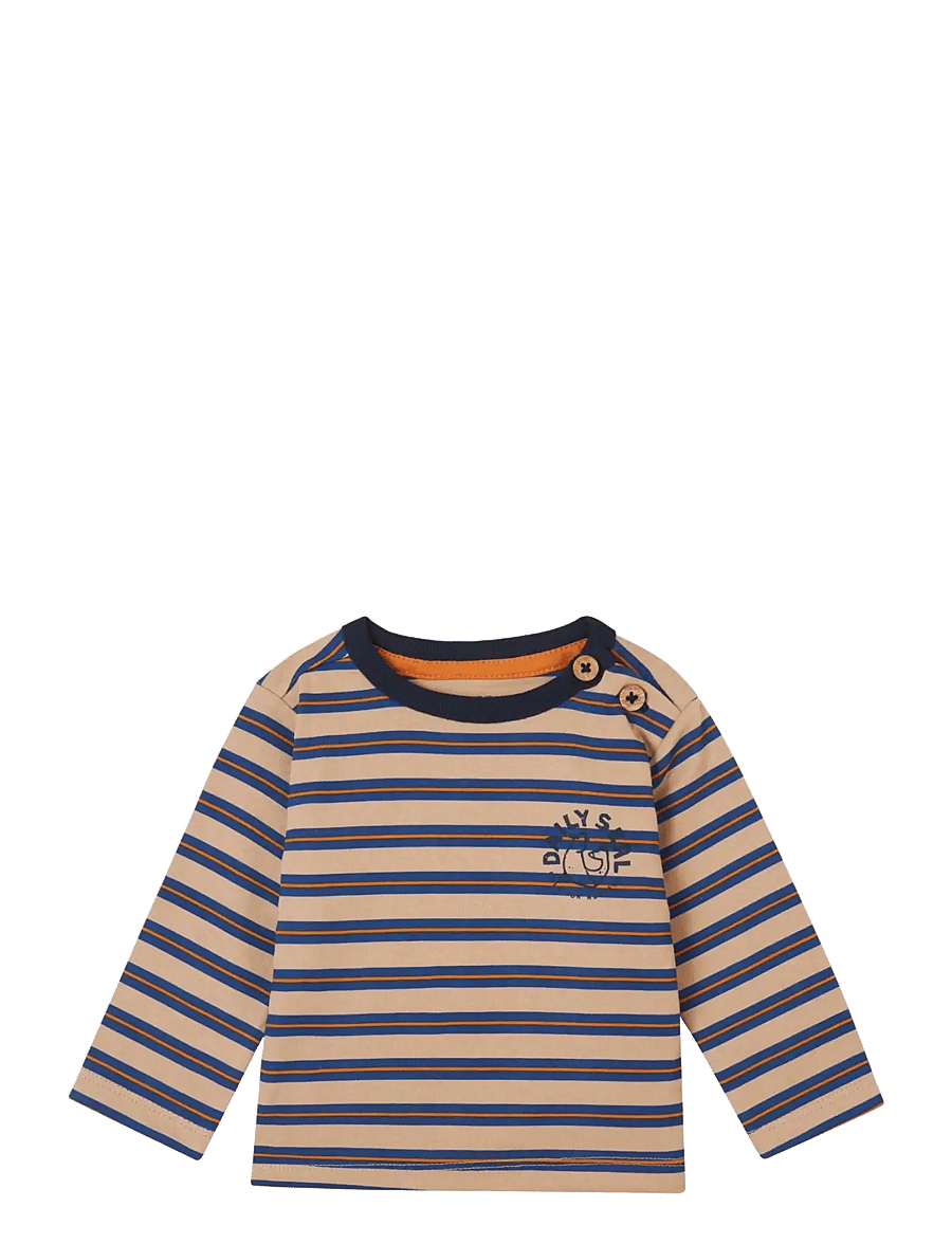 Noppies - Tee Ger striped LS - langärmelig - n194 natural - 0