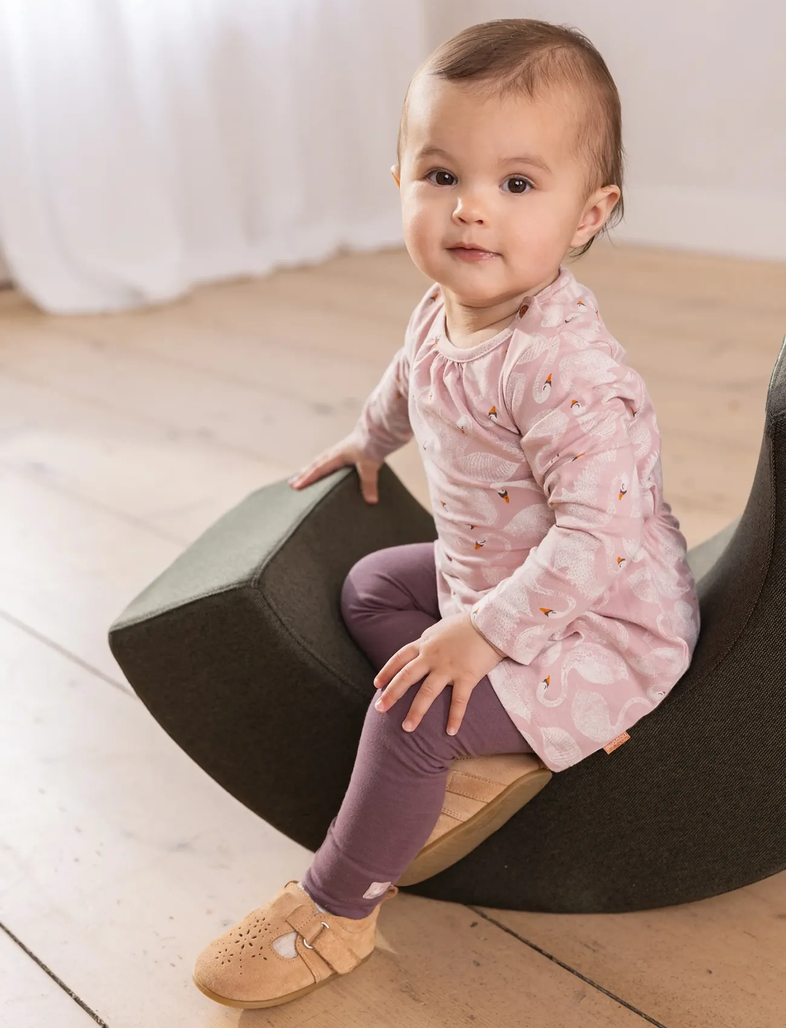 Noppies Dress Frevent a-o print LS - Kleidid ja seelikud - P595 PALE MAUVE / pink/rose