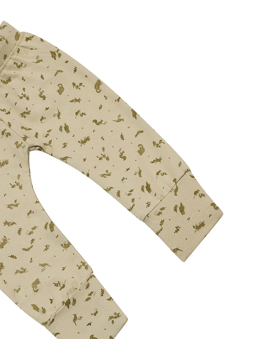 Noppies - Pants Gray slim fit ao-print - n202 moss gray - 3