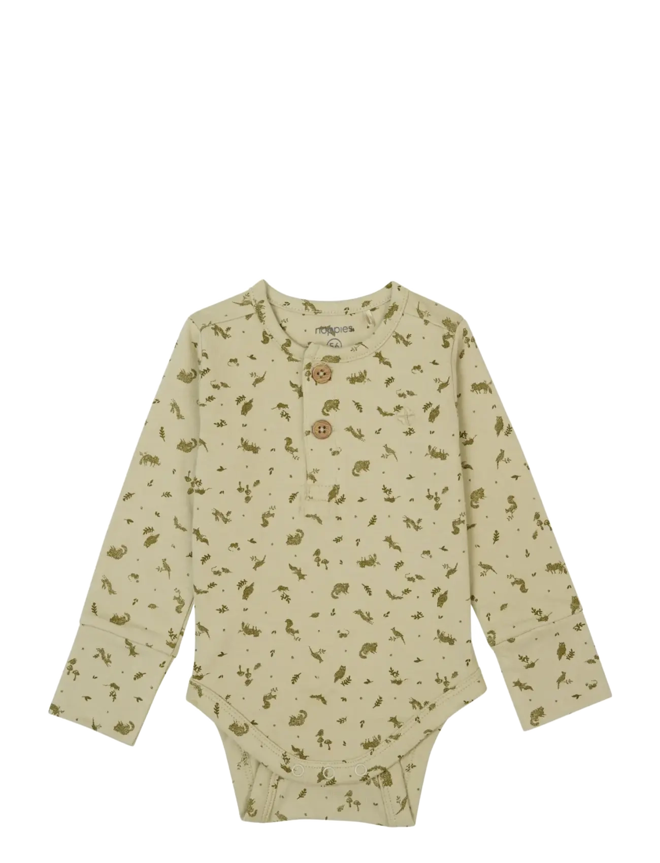 Noppies Adjustable Romper Gema LS - Bodid - N202 MOSS GRAY / green