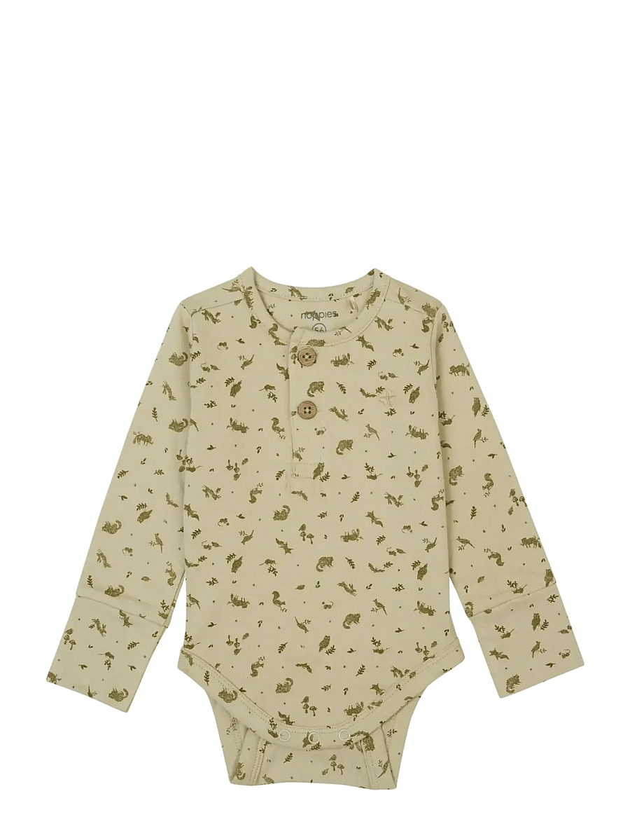 Noppies - Adjustable Romper Gema LS - n202 moss gray - 0