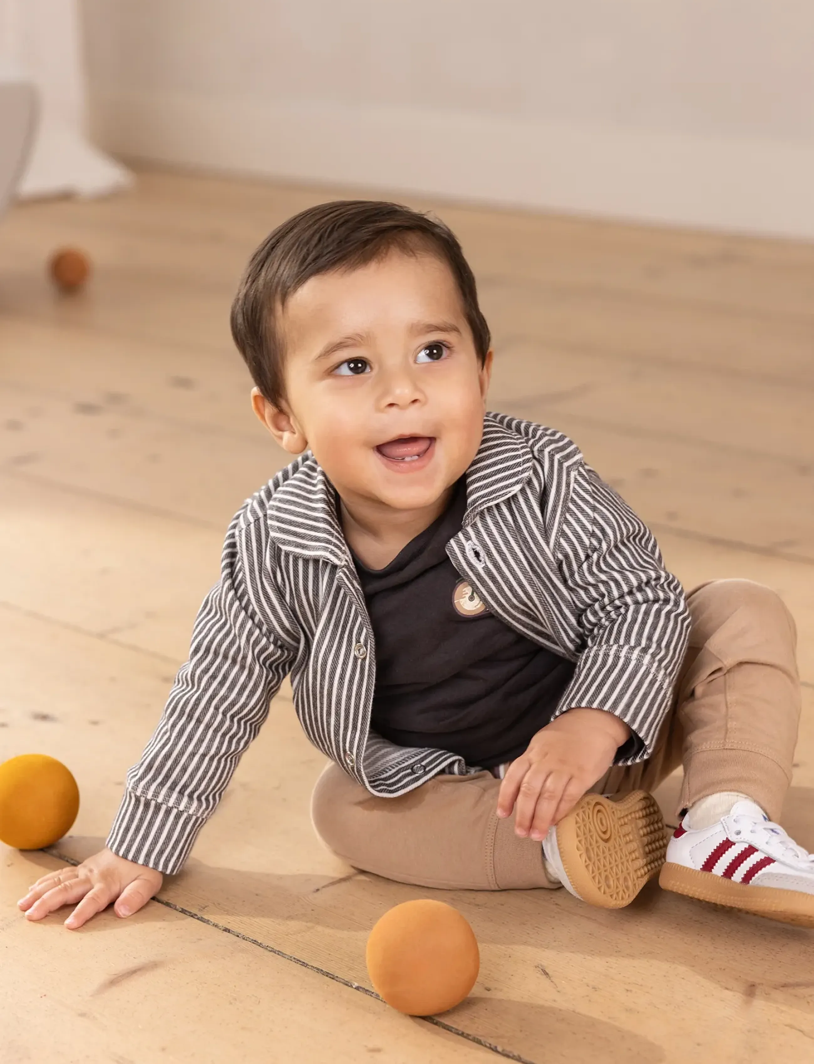 Noppies - Boys Cardigan Genay striped LS - p008 phantom - 0