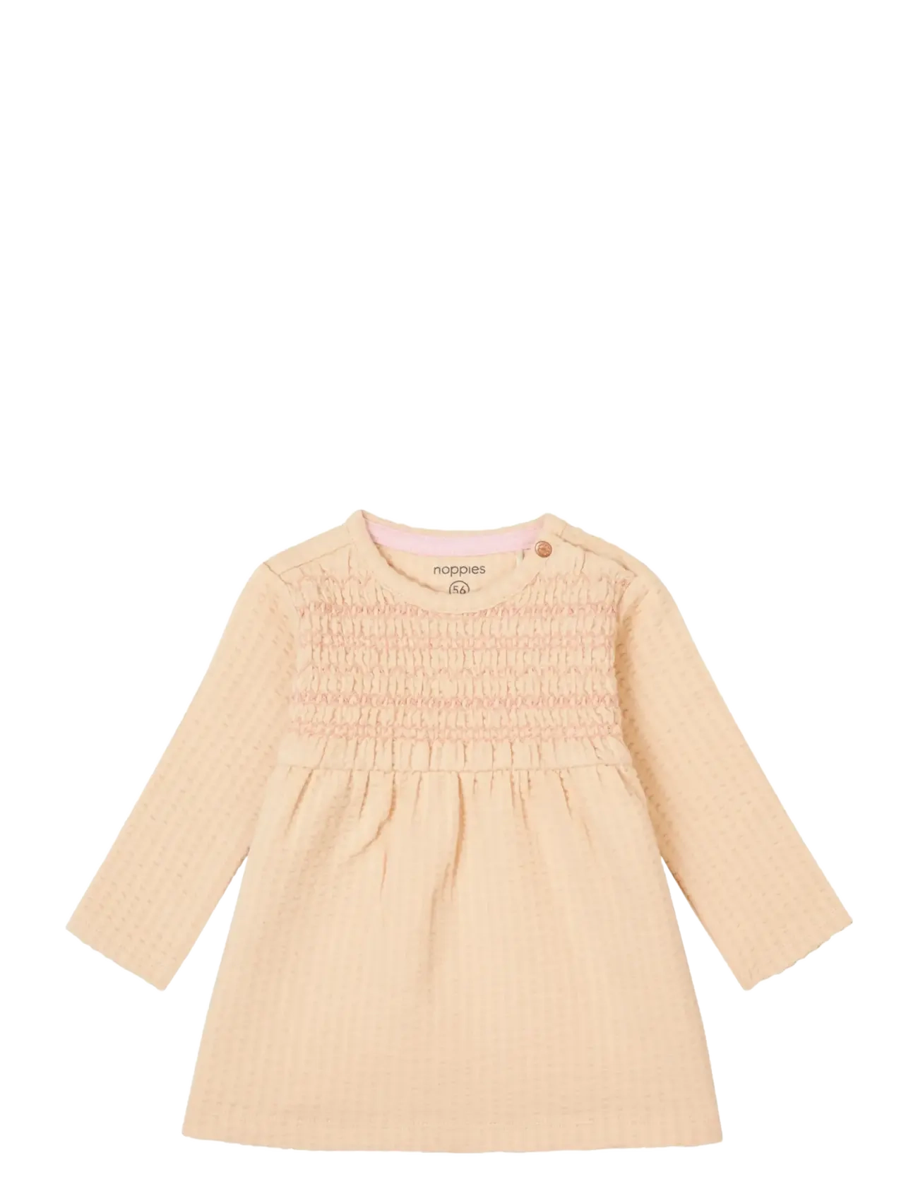 Noppies Dress Fenay LS - Baby 44-92 - N171 APPLEBLOSSOM / yellow