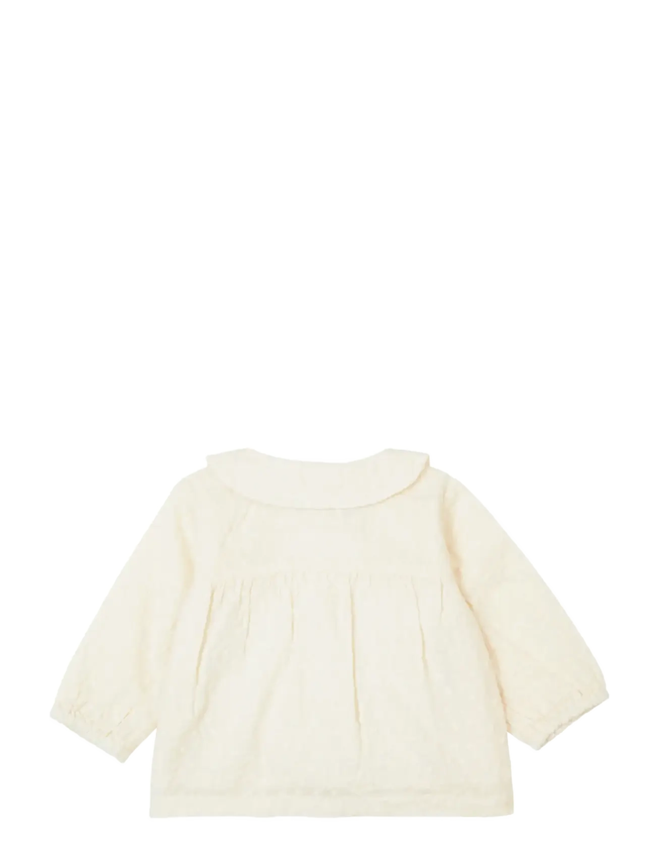 Noppies - Girls Blouse Fabrezan l/sl - blouses & tunics - p959 buttercream - 1