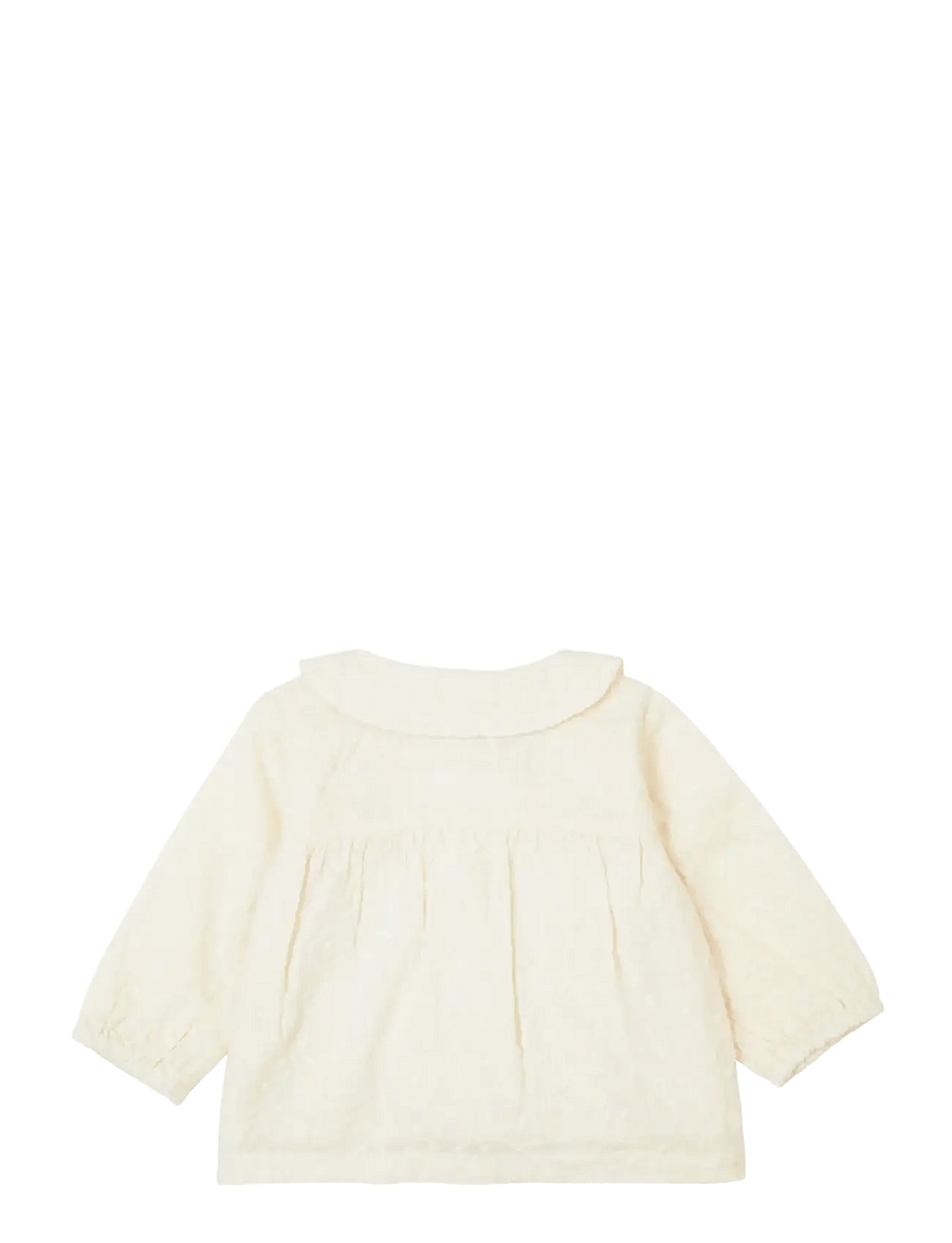 Noppies - Girls Blouse Fabrezan l/sl - pluusid ja tuunikad - p959 buttercream - 1