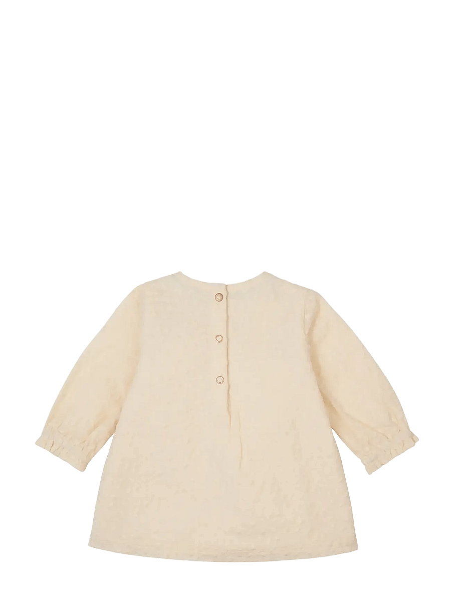 Noppies - Girls Dress Fuerte l/sl - p959 buttercream - 1