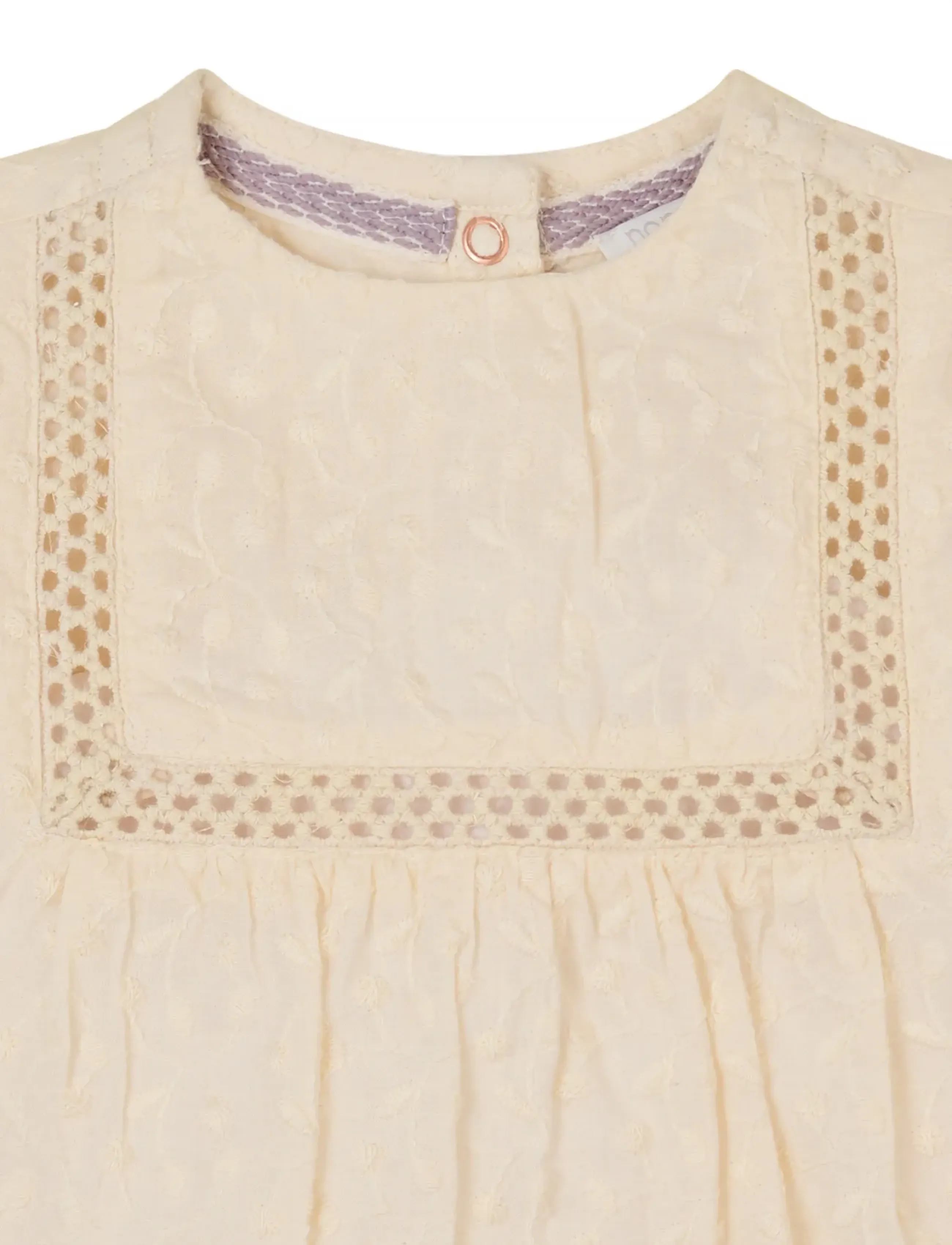 Noppies - Girls Dress Fuerte l/sl - p959 buttercream - 2
