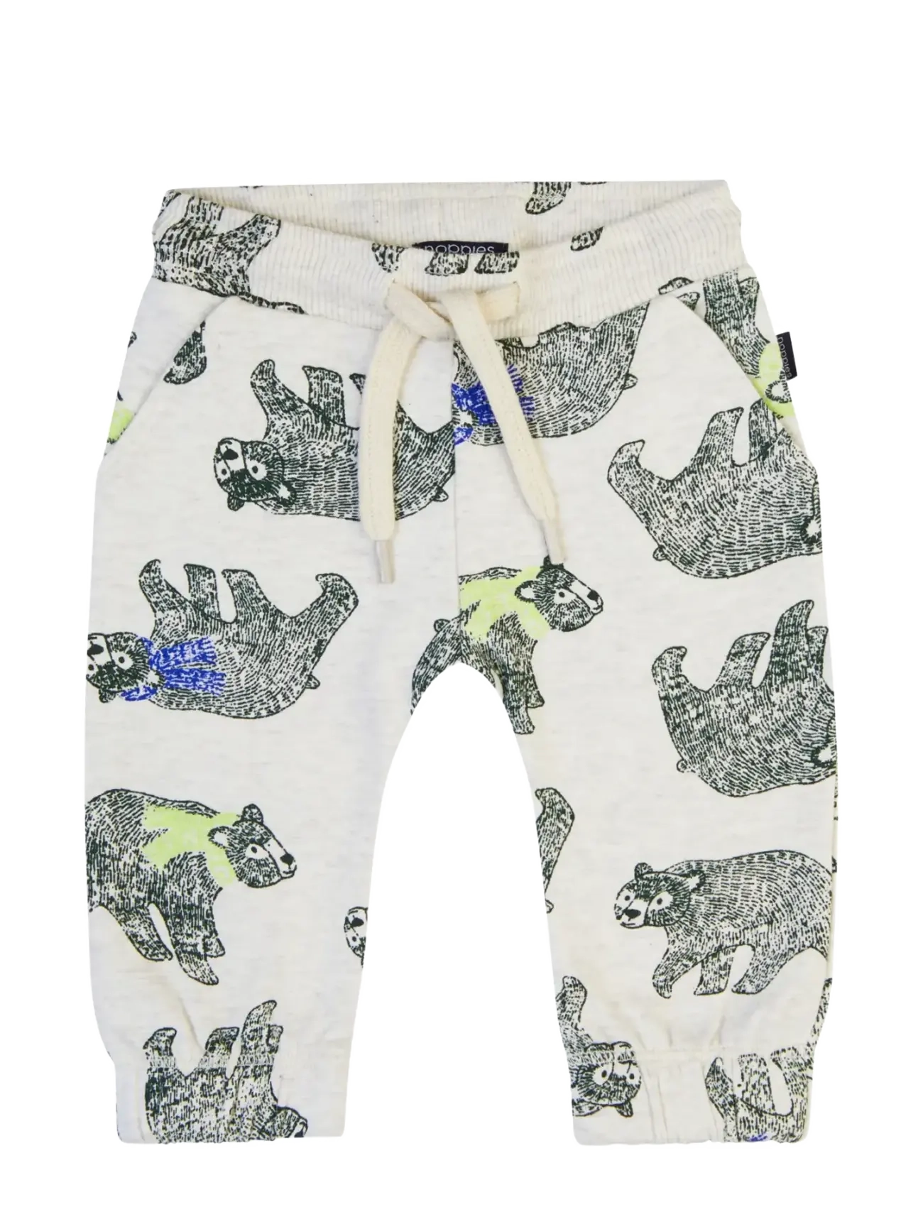 Noppies Boys Pants Garlitos  -aop - Baby 44-92 - P611 OATMEAL MELANGE / grey