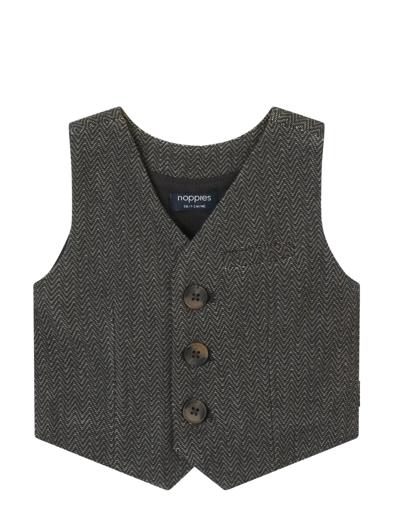 Noppies Boys Gilet Gaillard - Baby 44-92 - P008 PHANTOM / grey