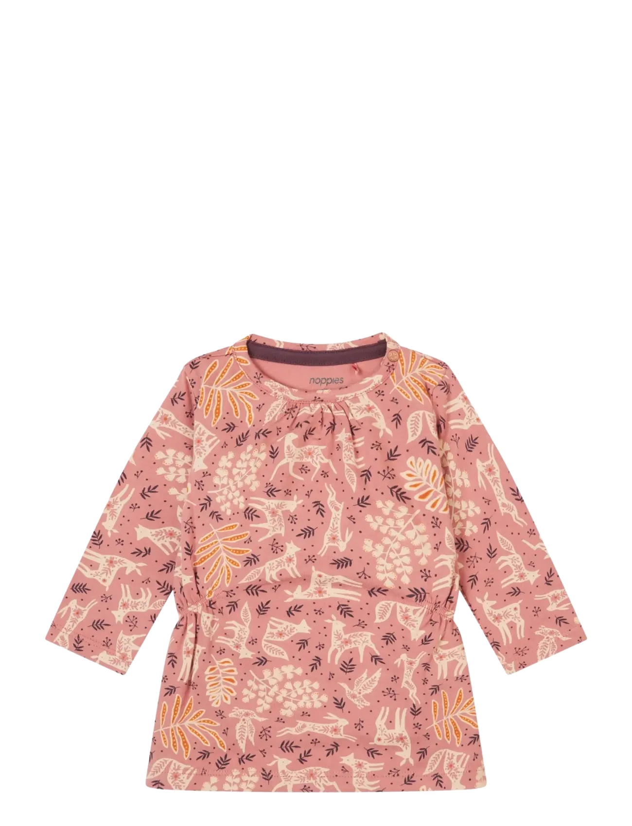 Noppies Girls Dress Faura l/sl -aop - Kleider - N242 OLD ROSE / pink/rose