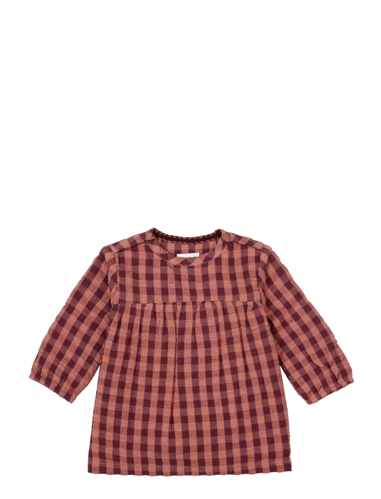 Noppies Girls Dress Funes l/sl - Baby 44-92 - N242 OLD ROSE / pink/rose
