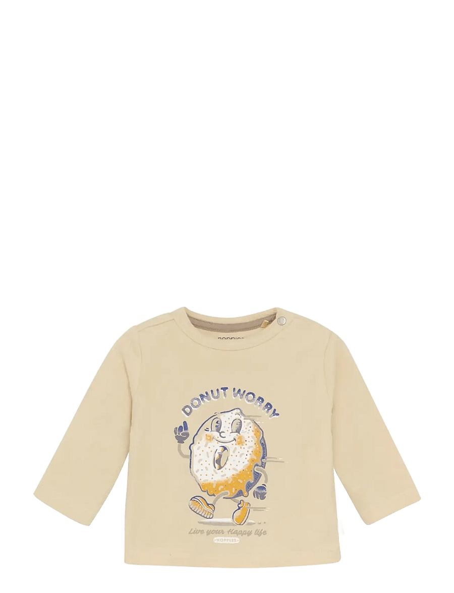 Noppies - Boys Tee Sabelli long sleeve - n397 wood ash - 0
