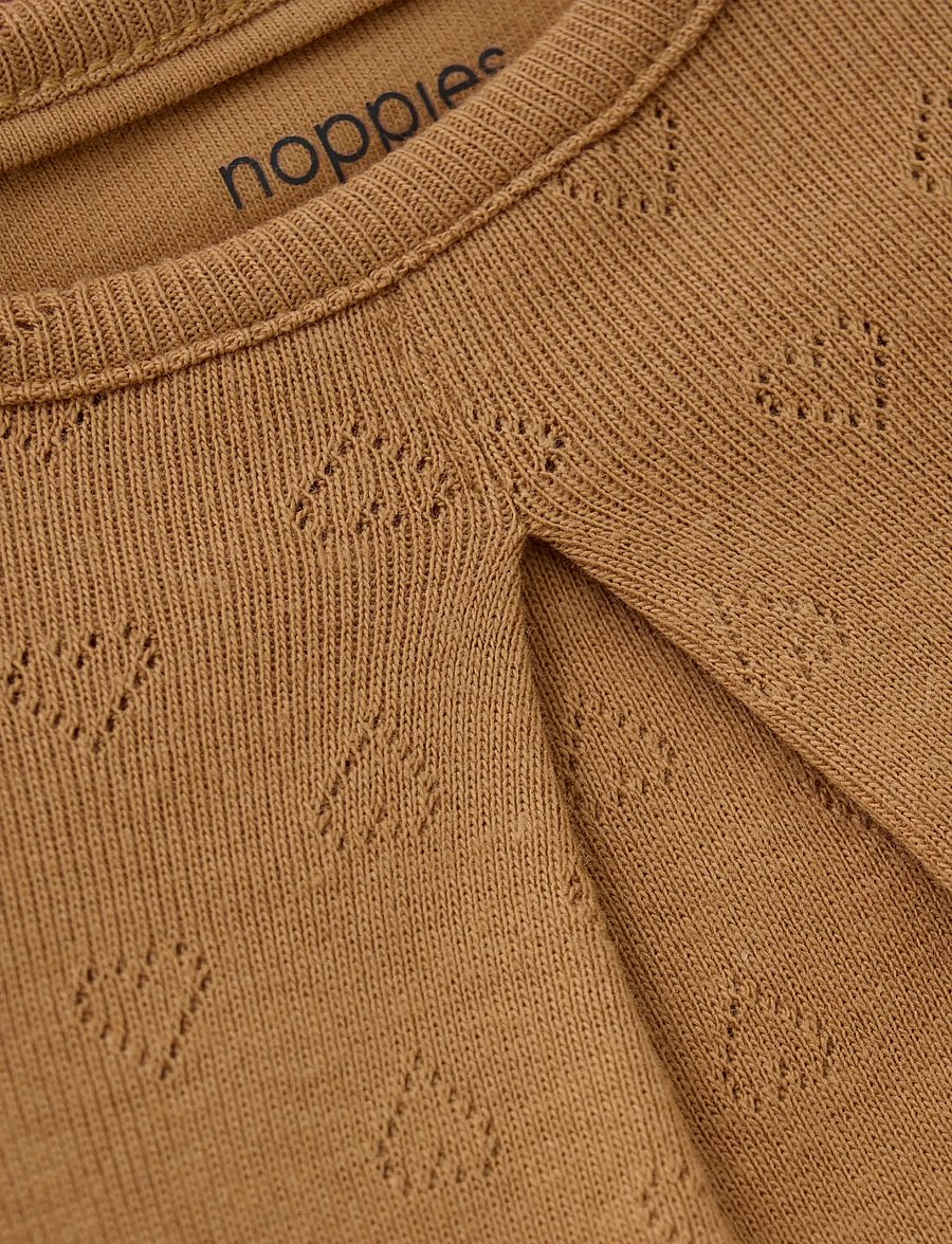 Noppies - Girls Tee Tallassee LS - n398 biscuit - 2