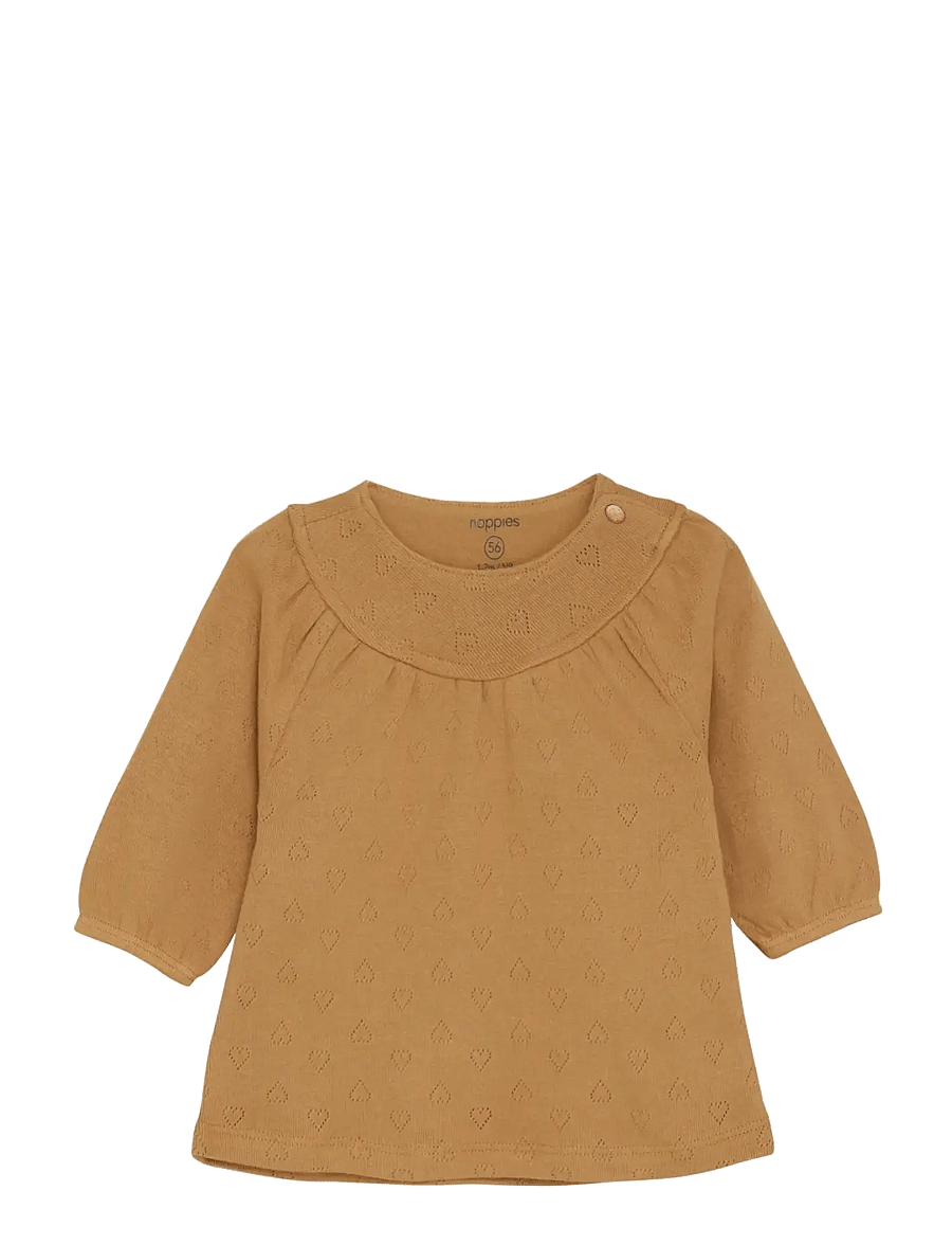 Noppies - G Dress Tulalip long sleeve - n398 biscuit - 0