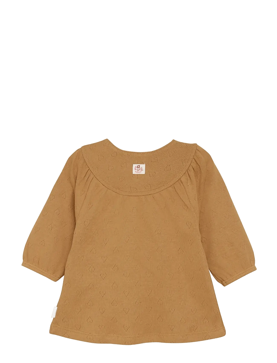 Noppies - G Dress Tulalip long sleeve - n398 biscuit - 1