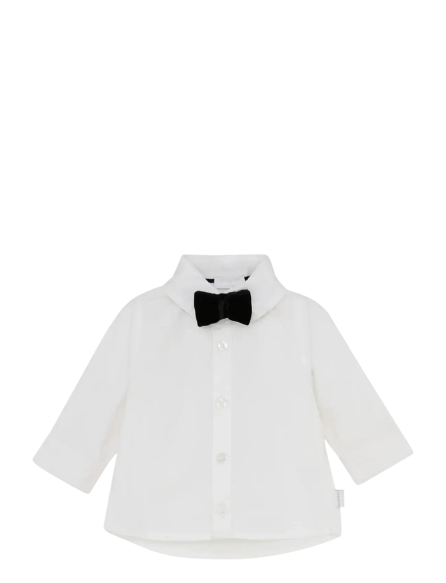 Noppies - Boys Shirt Sublet long sleeve - c001 white - 1