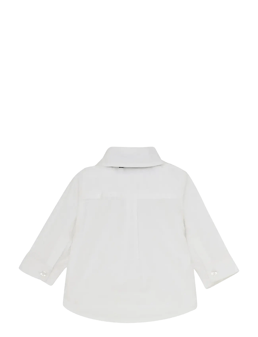 Noppies - Boys Shirt Sublet long sleeve - c001 white - 2