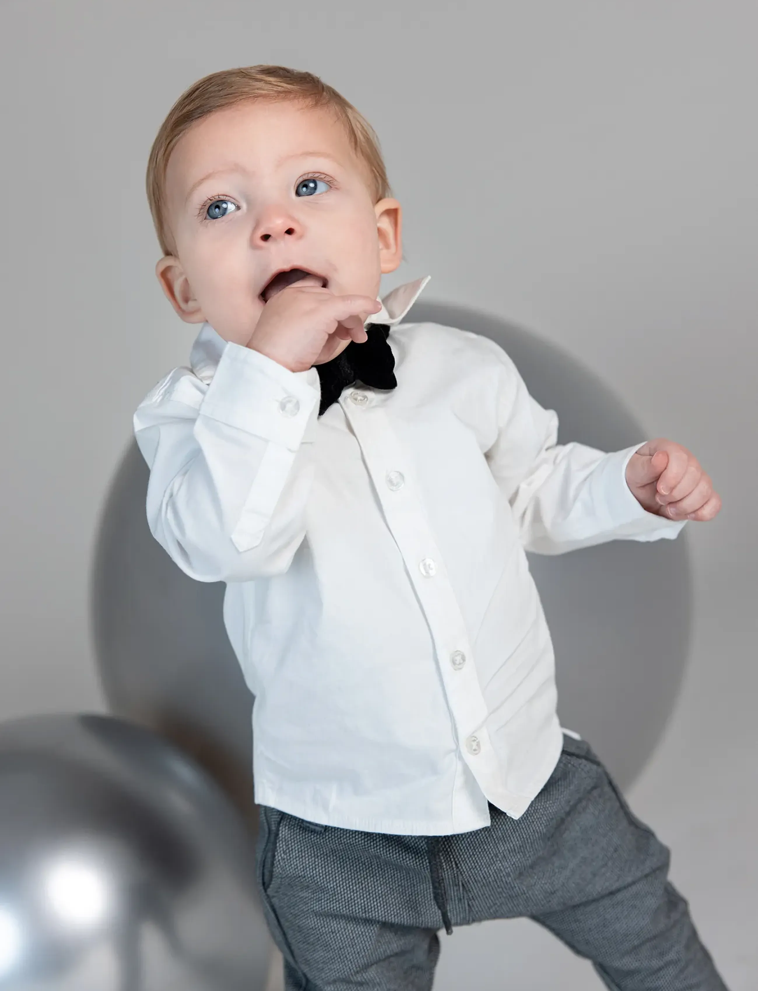 Noppies - Boys Shirt Sublet long sleeve - c001 white - 3