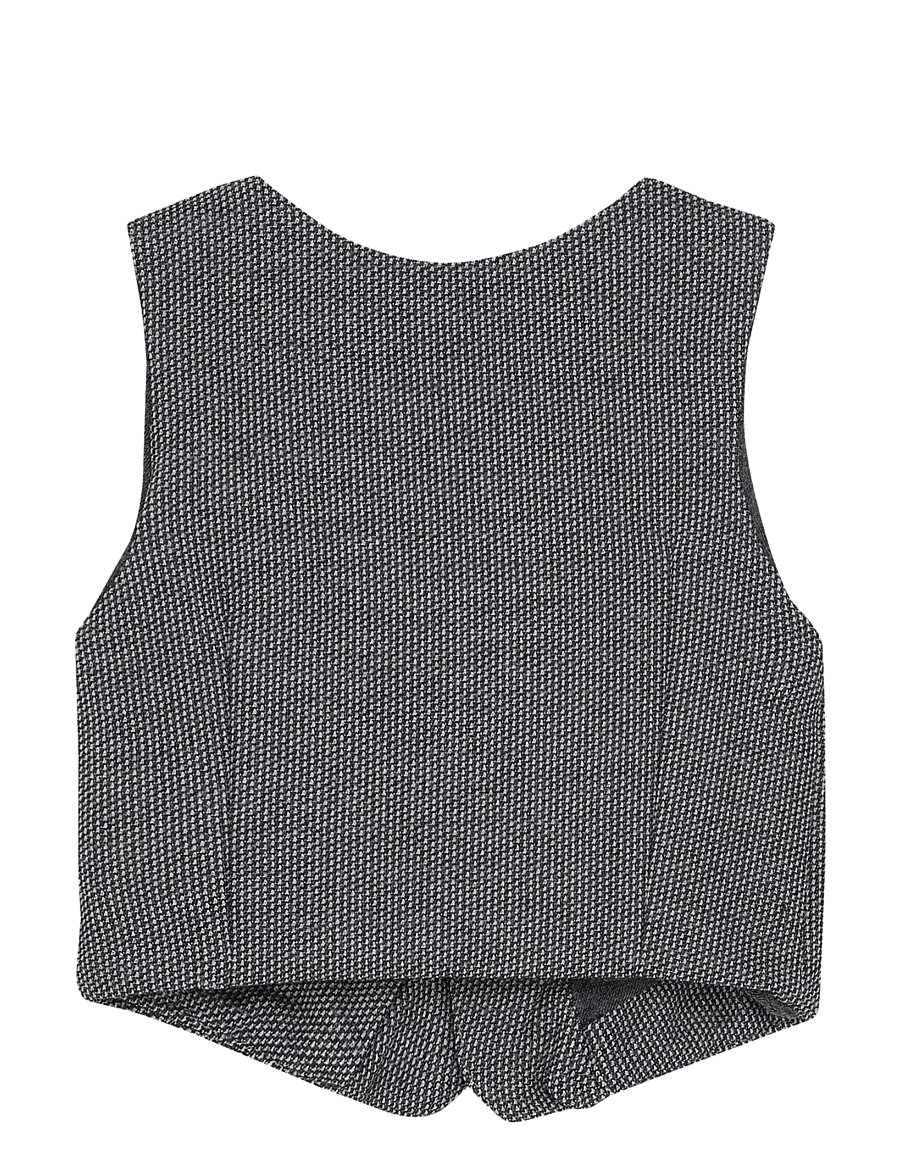 Noppies - Boys Gilet Stratmoor - vestid - p834 dark grey melange - 1