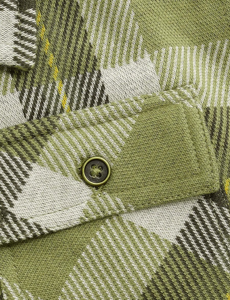Noppies - B Shirt Russell long sleeve - n366 check pattern med.green - 5