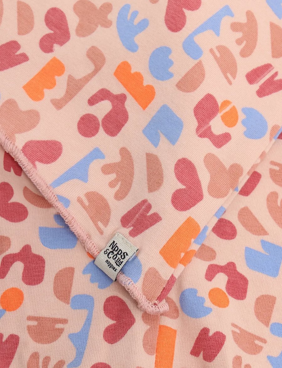 Noppies - G flared Legging Pagey - n414 abstract pattern pink - 2