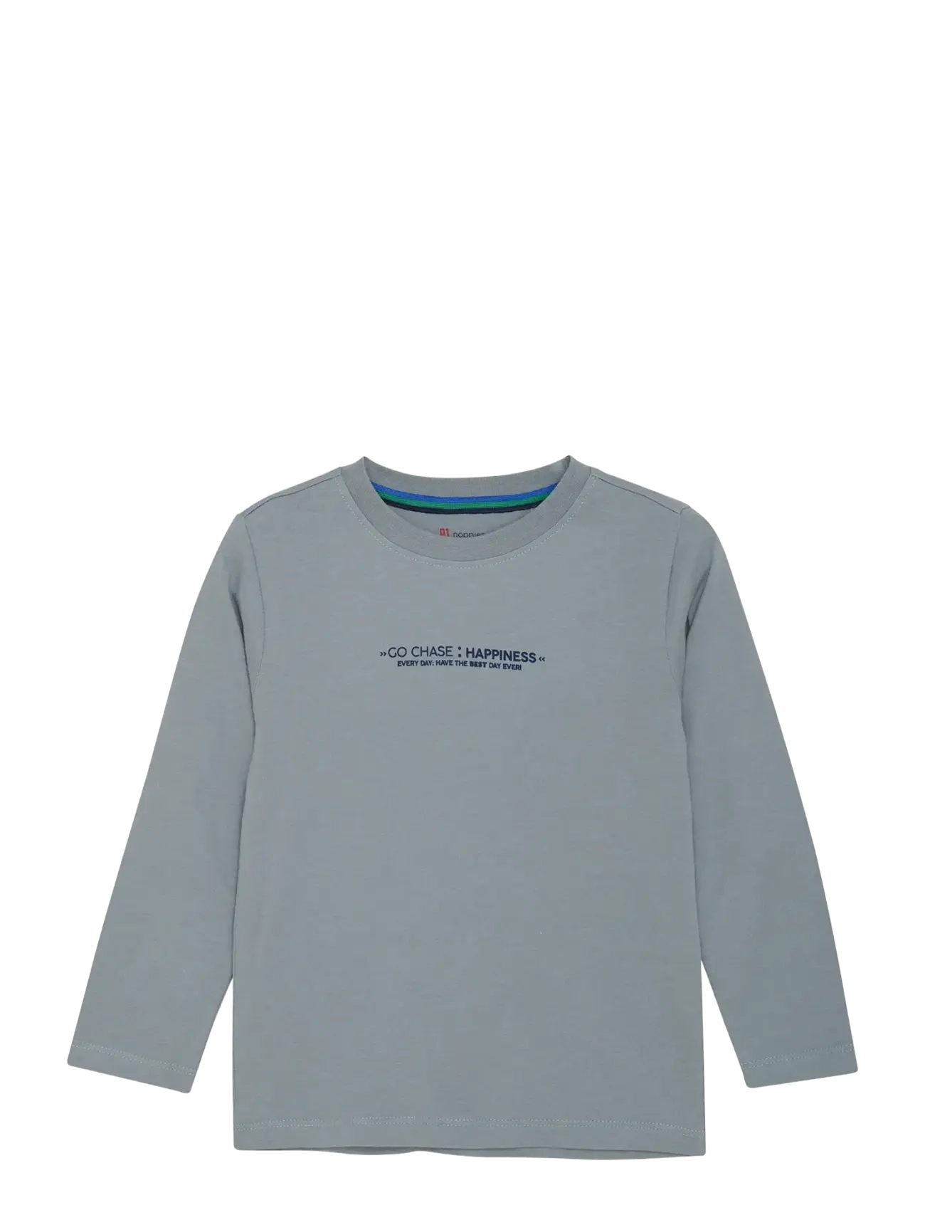 Noppies B Tee Rolla long sleeve - Toppe og t-shirts - N370 LEAD / blue