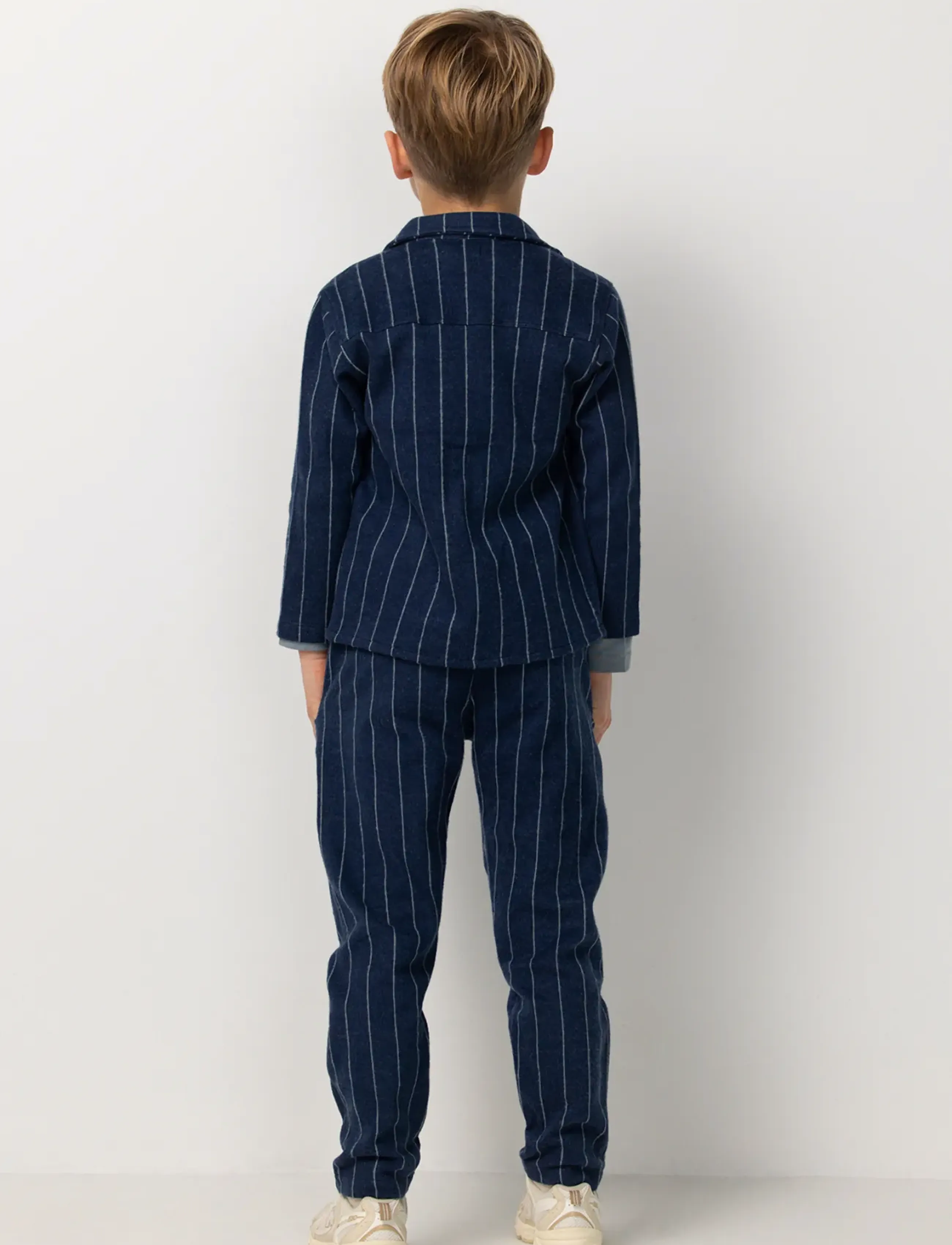 Noppies - B Shirt Rockville long sleeve - n335 stripe pattern d.blue - 3