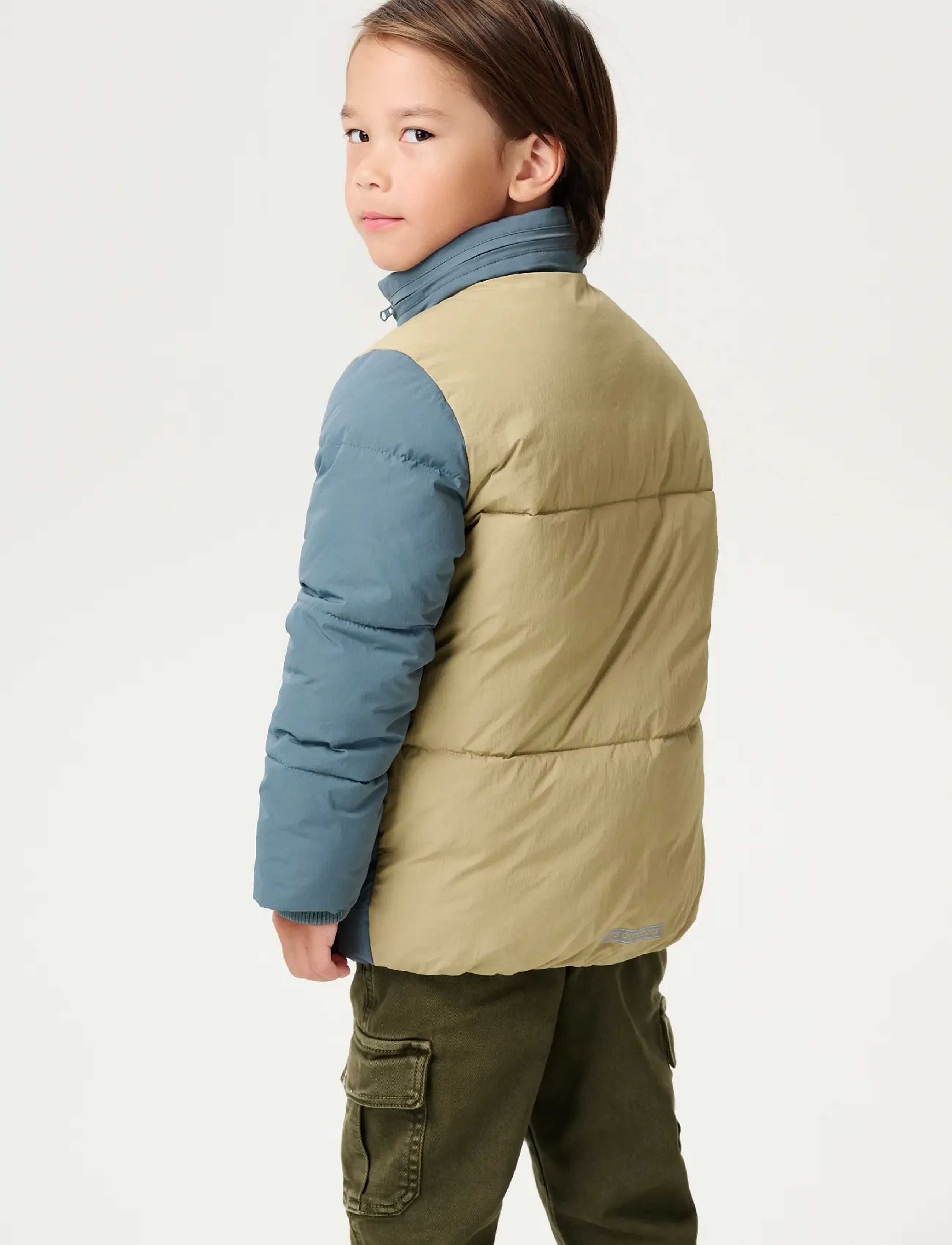 Noppies - B Jacket Laiwu colorblock - n360 dried herb - 0