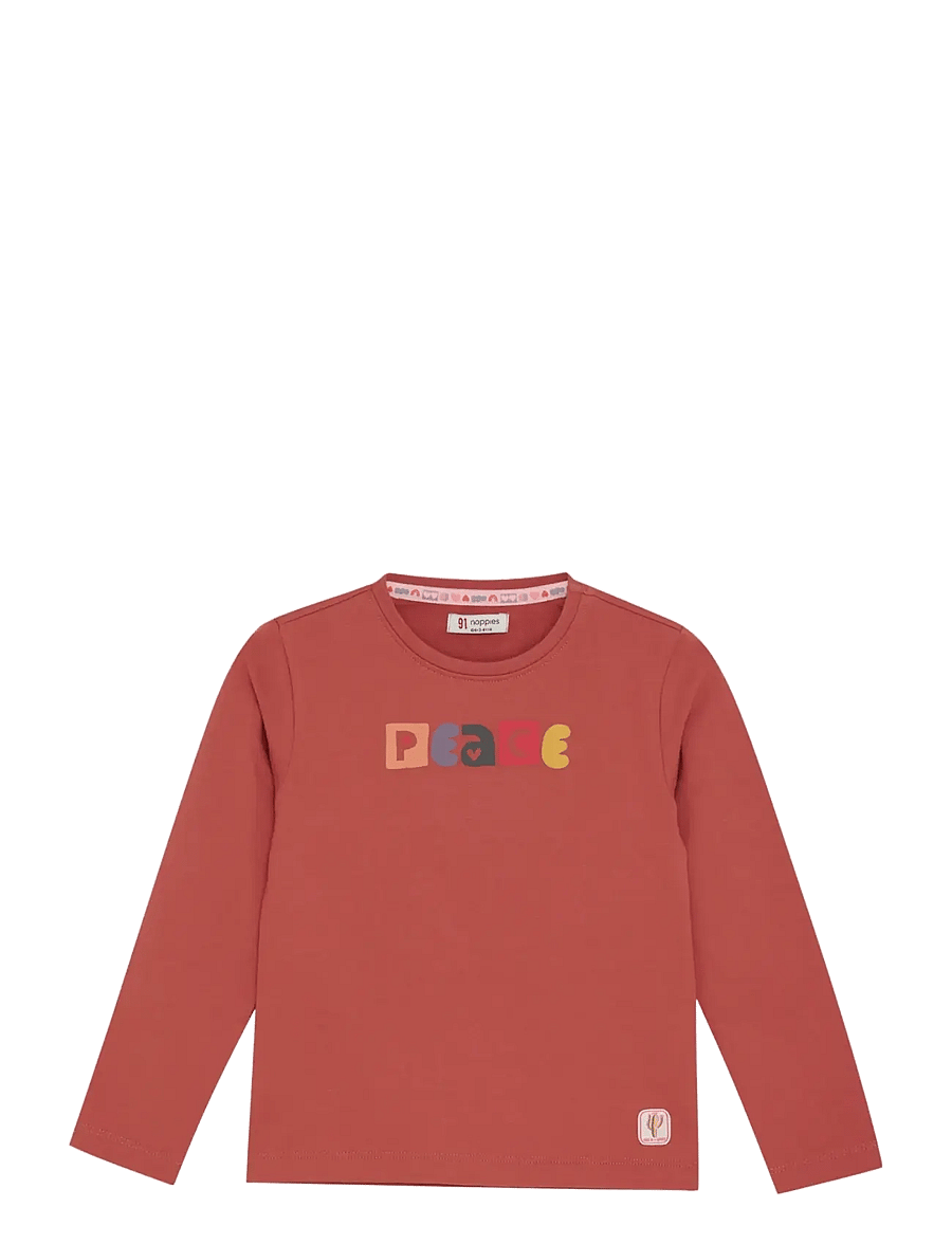 Noppies - G Tee Philo long sleeve - langærmede t-shirts - n115 tandori spice - 0