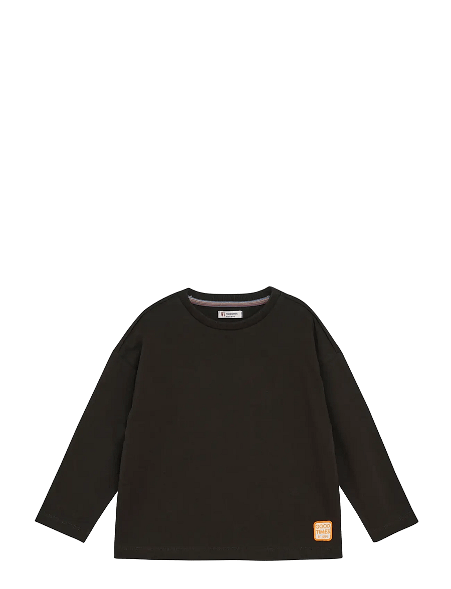 Noppies - B Tee Raeford long sleeve - langærmede t-shirts - n373 chocolate torte - 0