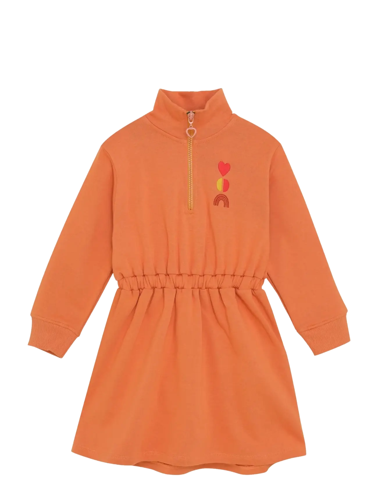 Noppies G Dress Palmer long sleeve - Vabaajakleidid - P822 APRICOT BRANDY / orange