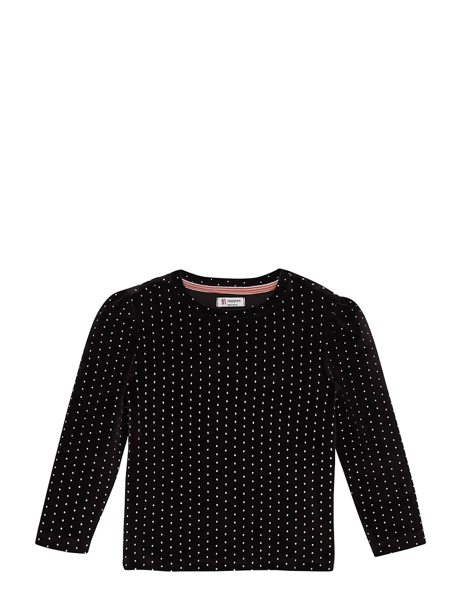 Noppies - G Tee Pixley long sleeve - langærmede t-shirts - p090 black - 0
