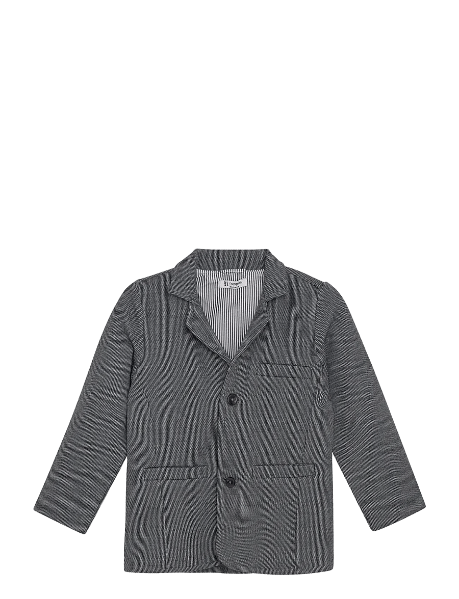 Noppies - B Blazer Roswyn long sleeve - blazer - p834 dark grey melange - 0